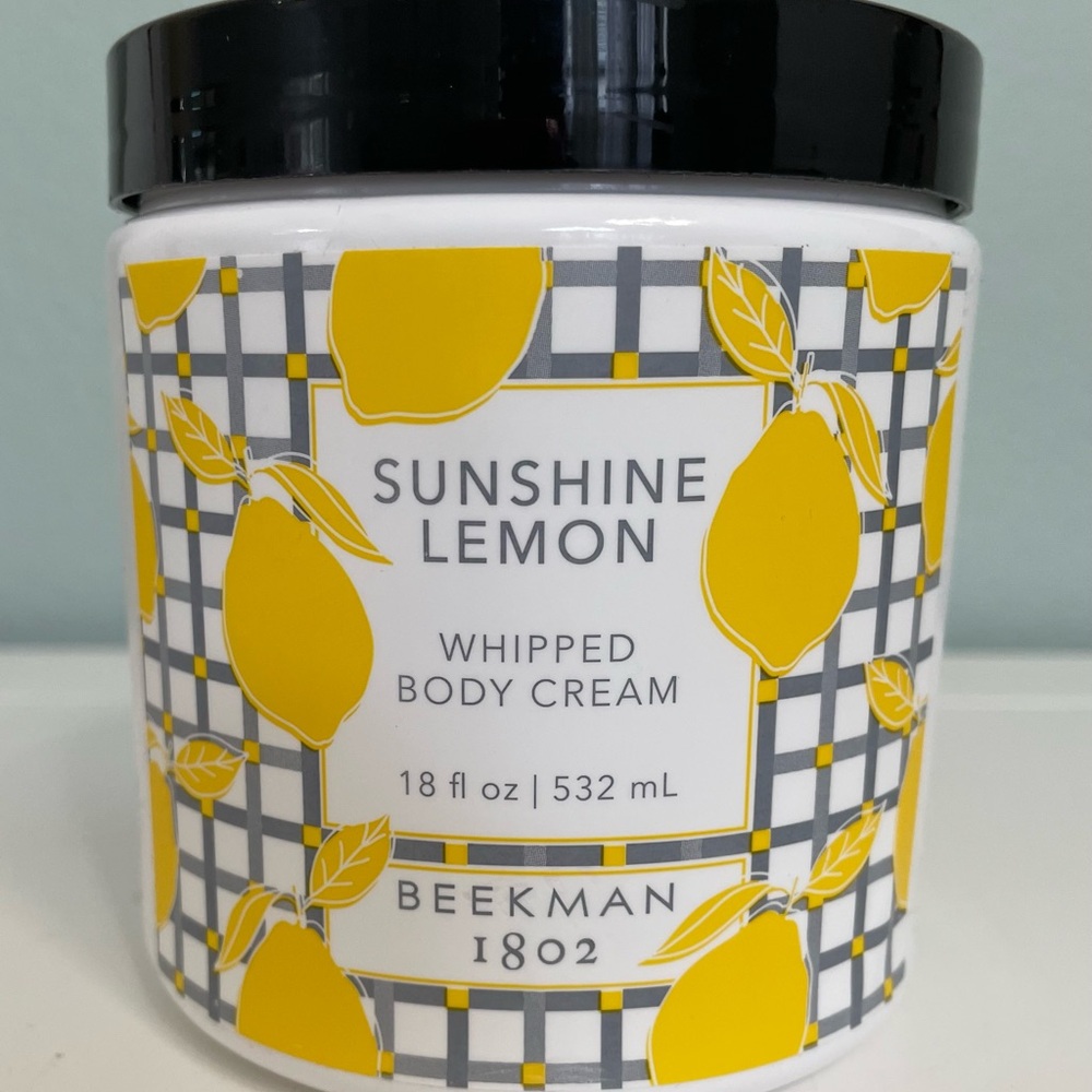 Beekman 1802 Sunshine lemon whipped body cream 18 fl oz